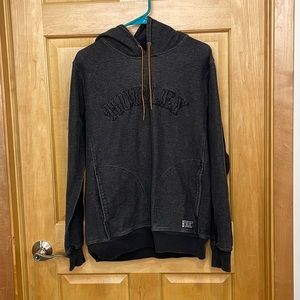 Hurley men gray sweatshirt hoodie size M